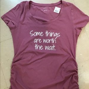 Motherhood Maternity pink tee shirt